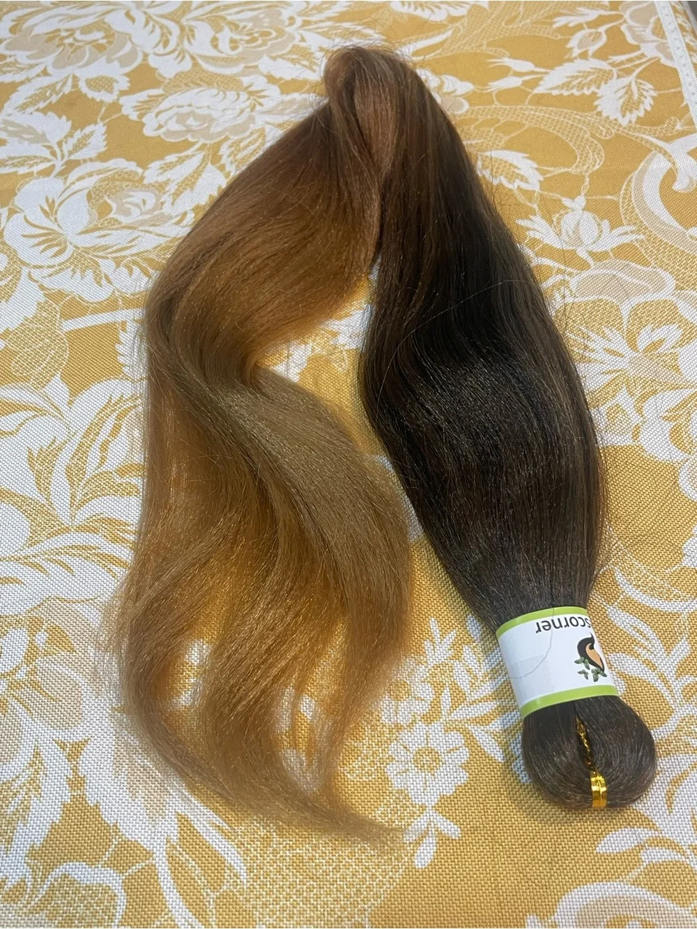 Nescorner Boho Braiding Hair Brown Blonde Ombre 30” 8 Packs